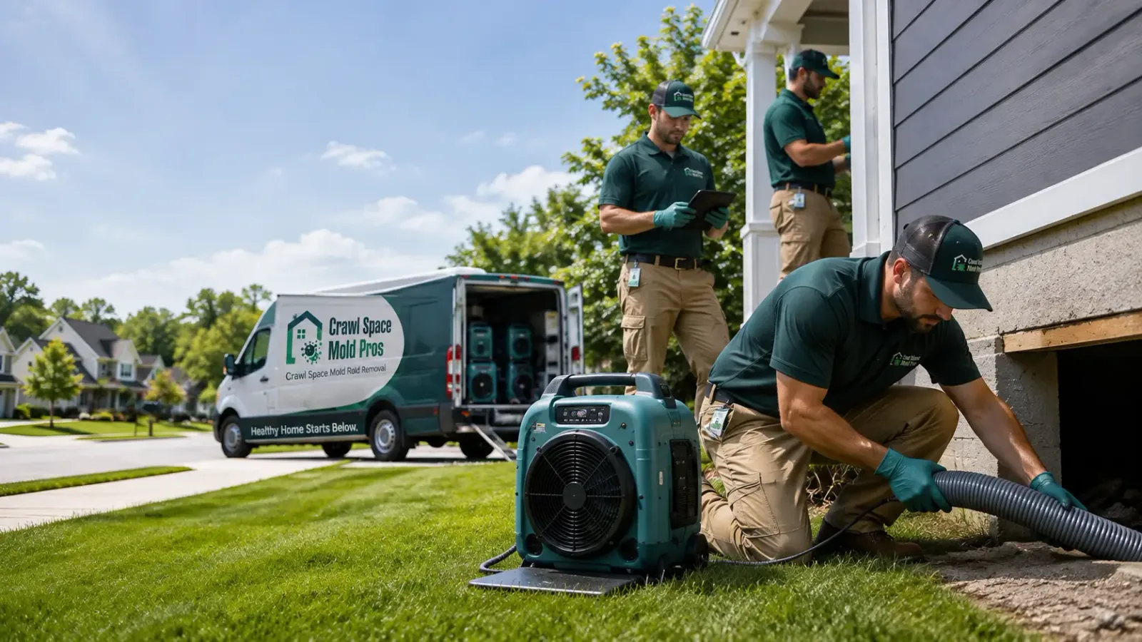 Crawl Space Mold Removal in Aldrich, MN